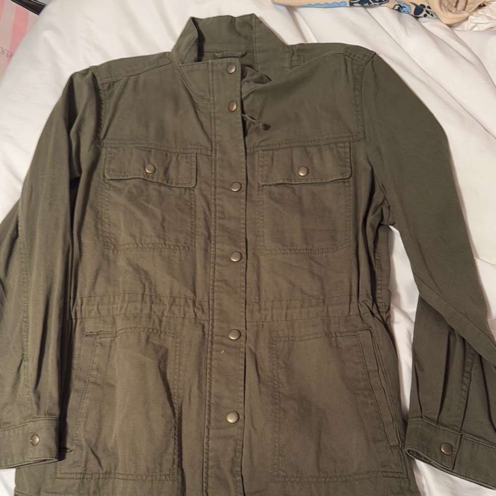 Olive Green Women's Utility Jacket